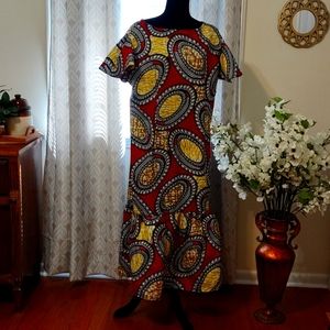 African print dress